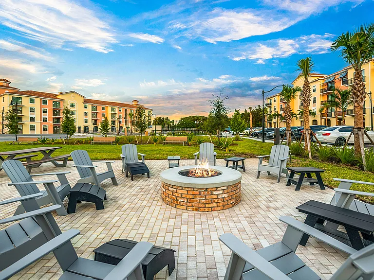 Host friends and family for a relaxing night by the fire.