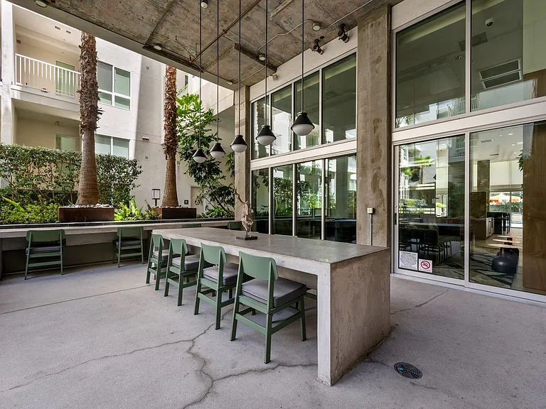 Outdoor Common Area at G12 Apartments in Los Angeles, CA 90015