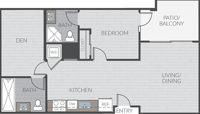 Plan 1J + Den