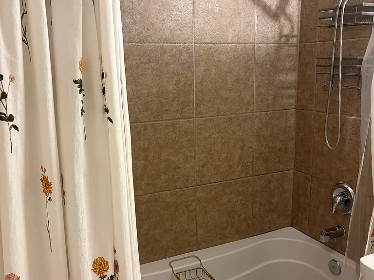 First floor bath with soaking tub