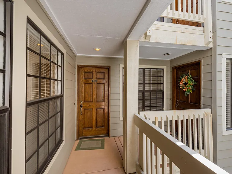 Entrance to unit