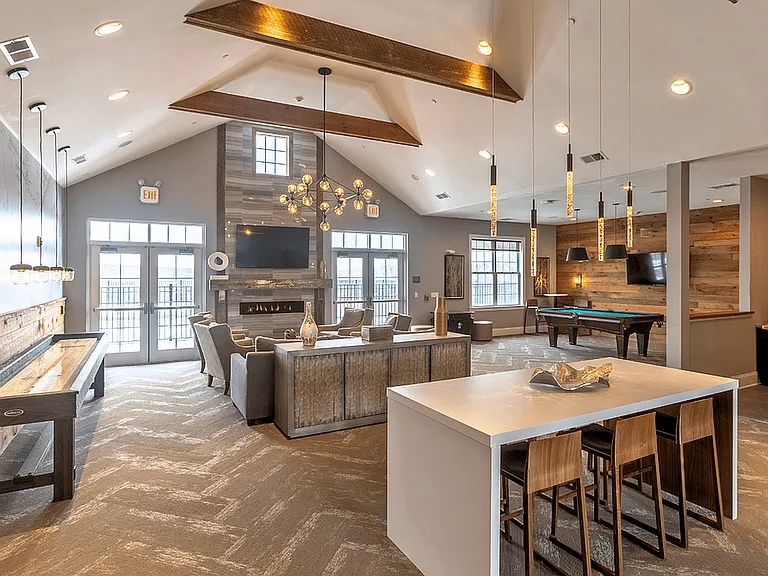 Experience premium living in our clubhouse lounge, perfect for relaxation and entertainment.
