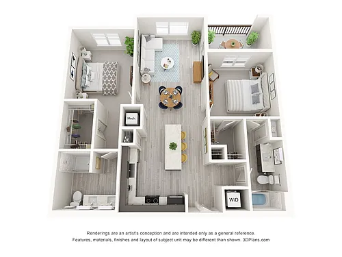 Floor plan B2D