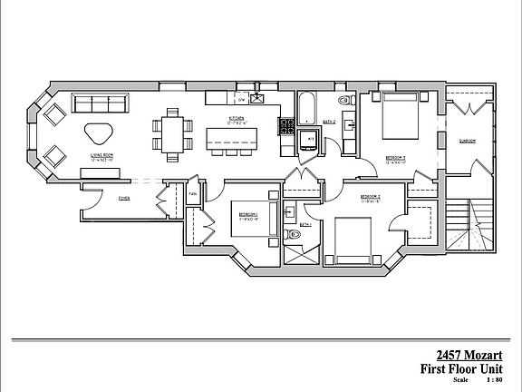 3rd image of 2457 N Mozart St #1
