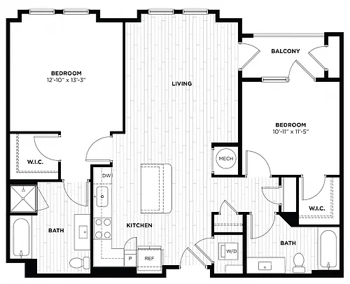 Floor plan B8