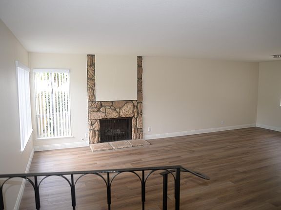 Living room and dining room