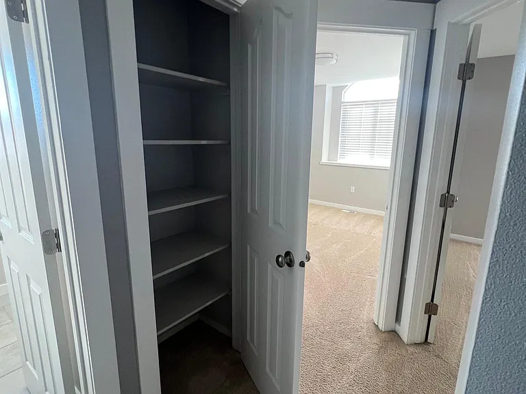 Upstairs linen closet