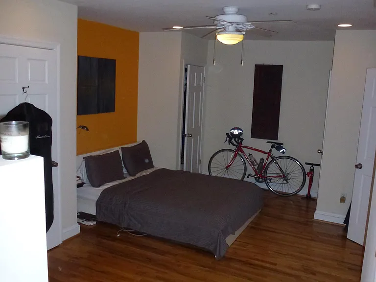 Large master bedroom with lots of closet space