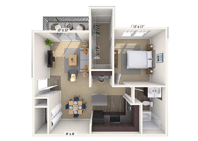 Floor plan St Lucia