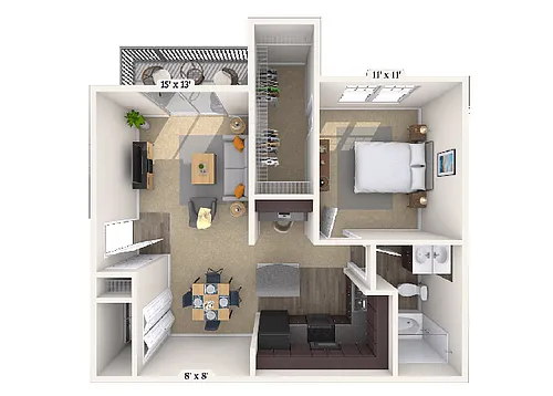 Floor plan St Lucia