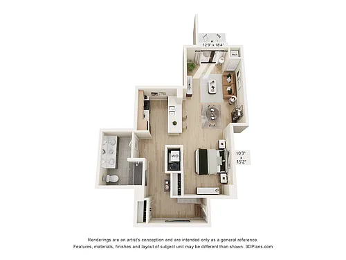 Floor plan B3- Convertible