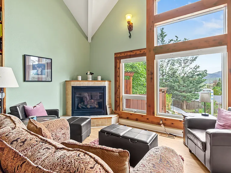 Fireside lounge (gas wall heater).