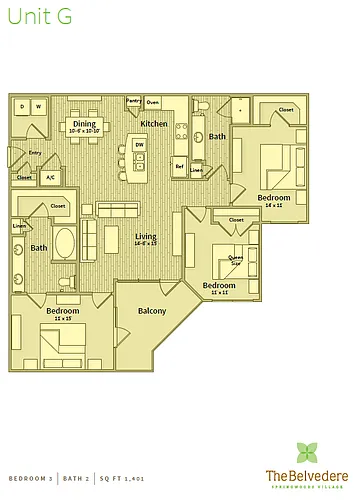 Floor plan G