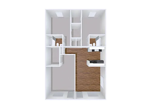 Floor plan The Cambridge