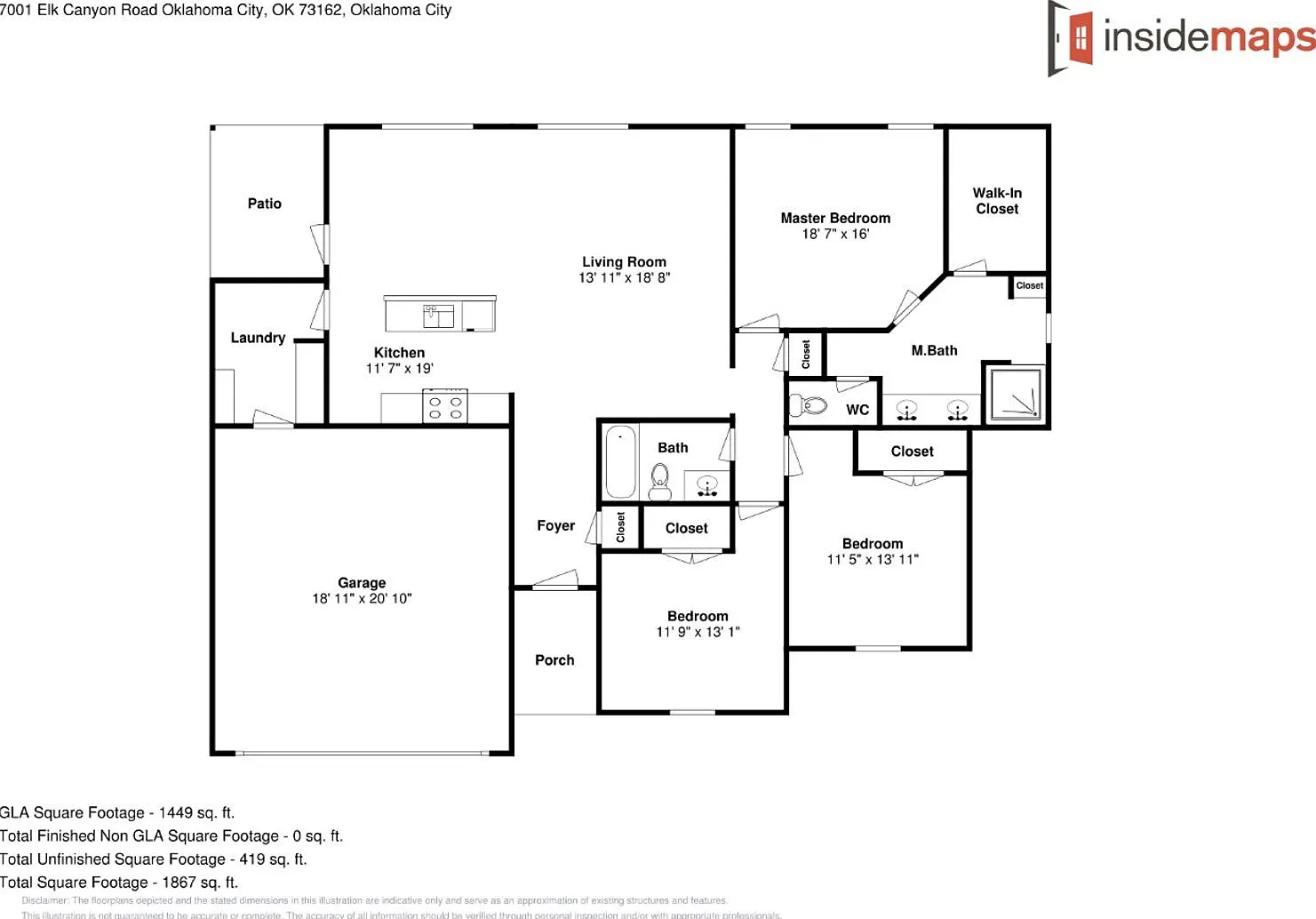 3 Bedroom 2 bathroom 2 Car Garage Home on Corner Lot in NW OKC — Photo 4