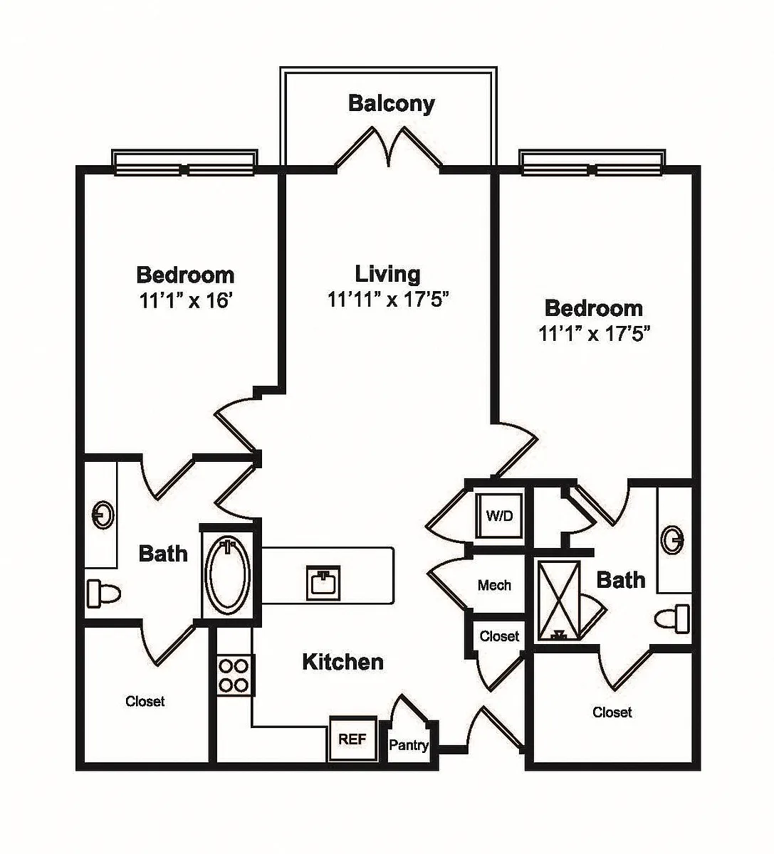 Floor plan B7