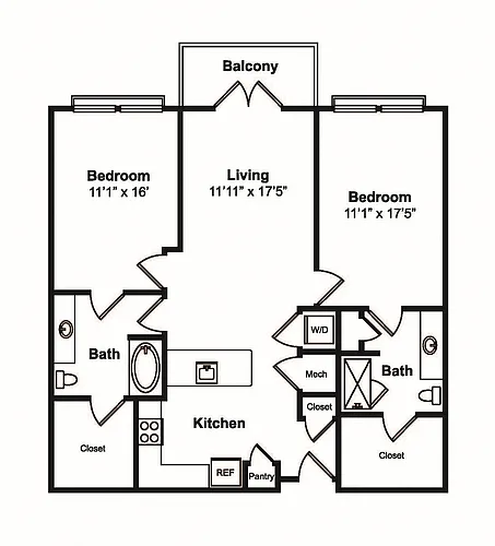 Floor plan B7