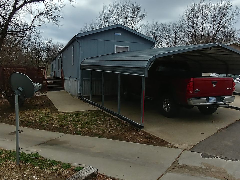 Includes two car carport.
