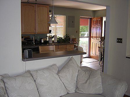 Living Room into Kitchen