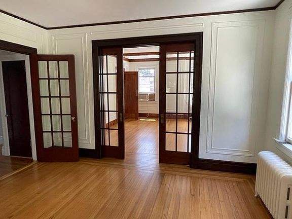View from dining/entry room into living room.