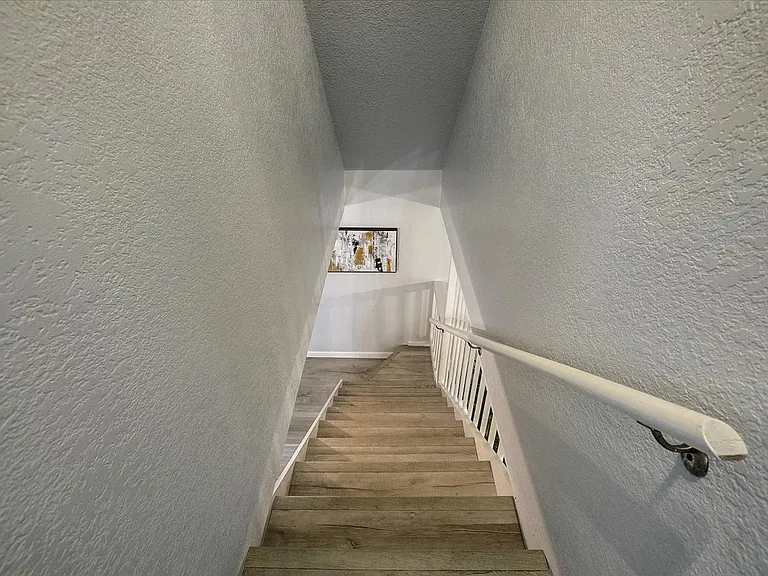 Stairway to bedrooms