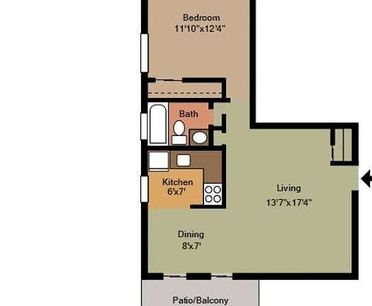 2nd image of 100 E Glenolden Ave APT E14