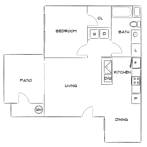 Floor plan Design 1B Premier