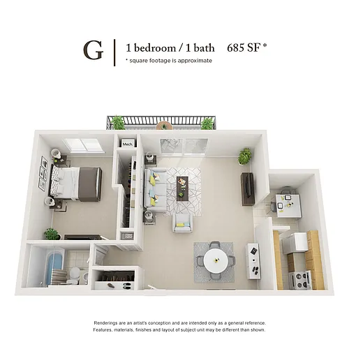 Floor plan G