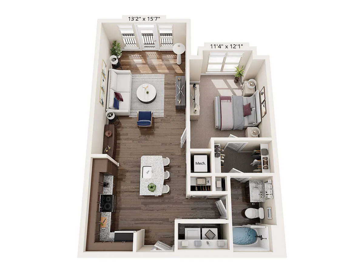 Floor plan A2A