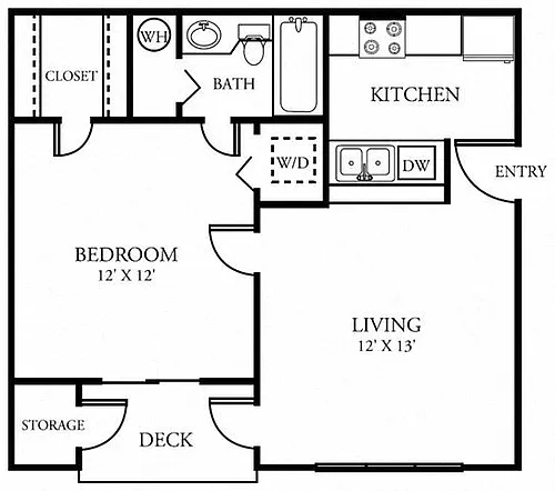 Floor plan 1A Renovation 3