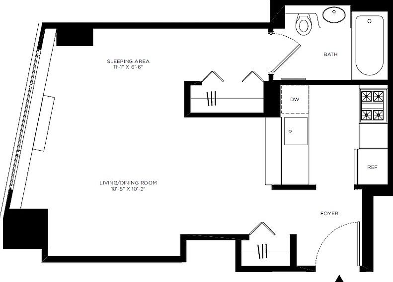 1st image of 601 W 57th St APT 28B