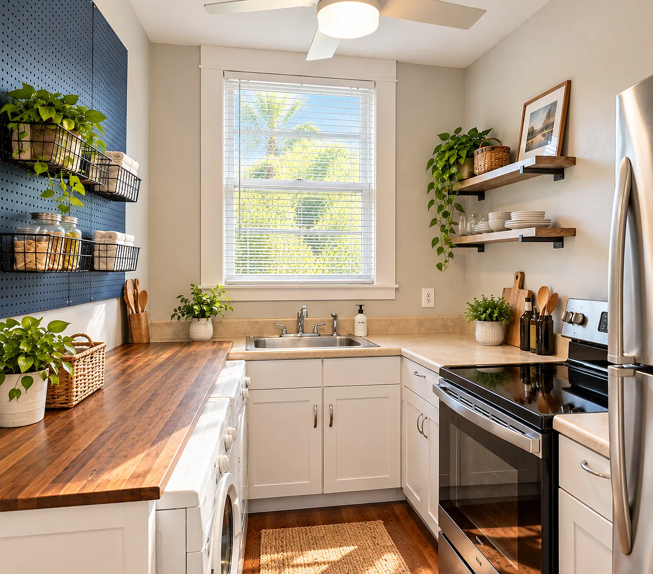 Kitchen with all new appliances. Washer/Dryer included too.