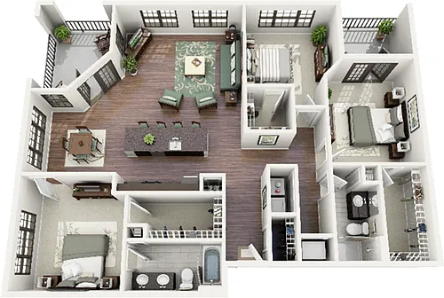 Floor plan Blackwell