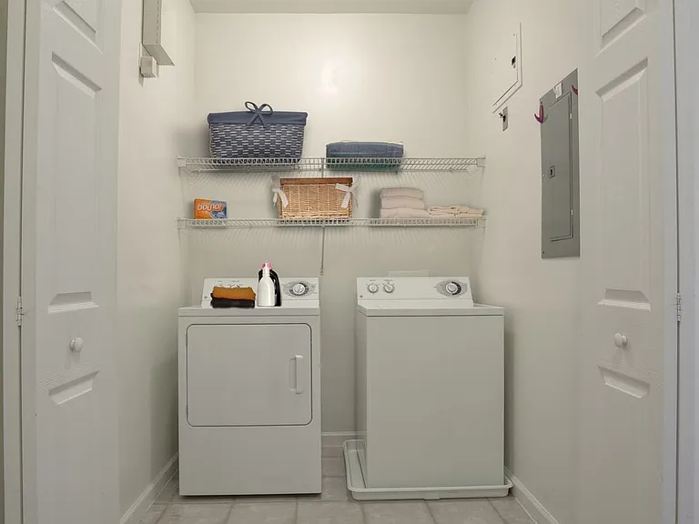 Washer and dryer