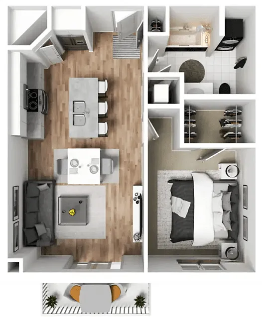 Floor plan Railyard