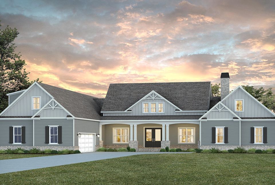 This rendering represents the Rainier Siding A Plan