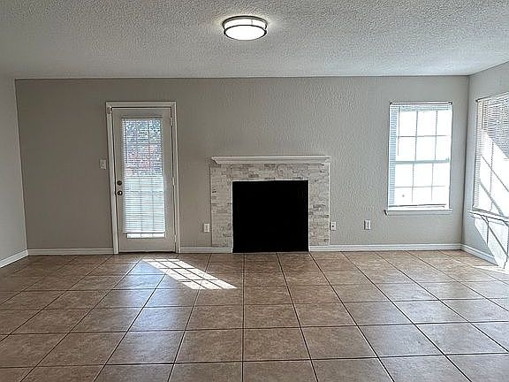 Living Room with Fireplace 