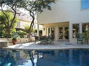 Pool towards back patio