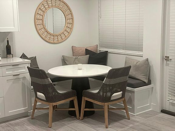 Kitchen Banquet with storage