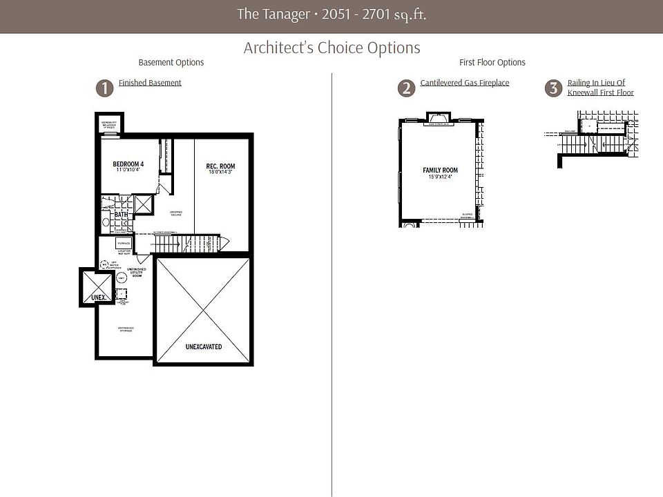 Tanager Architect s Choice Options1