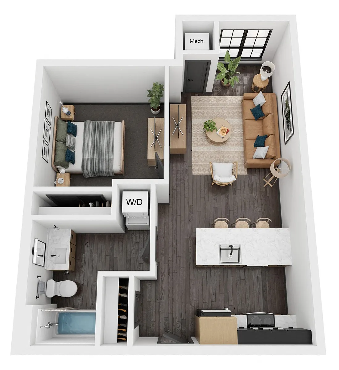 Floor plan Cedar8 / 644