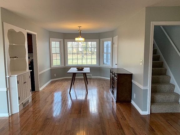 Dining room facing east