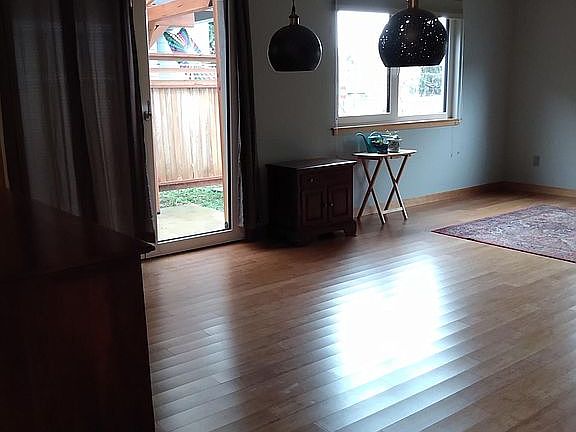 Living/Dining with patio door
