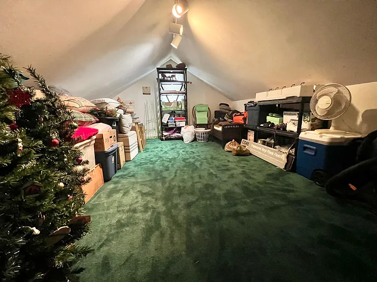 Attic with attached unfinished attic