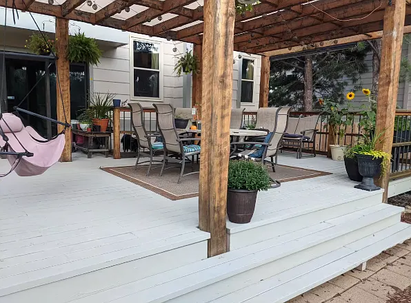 backyard deck