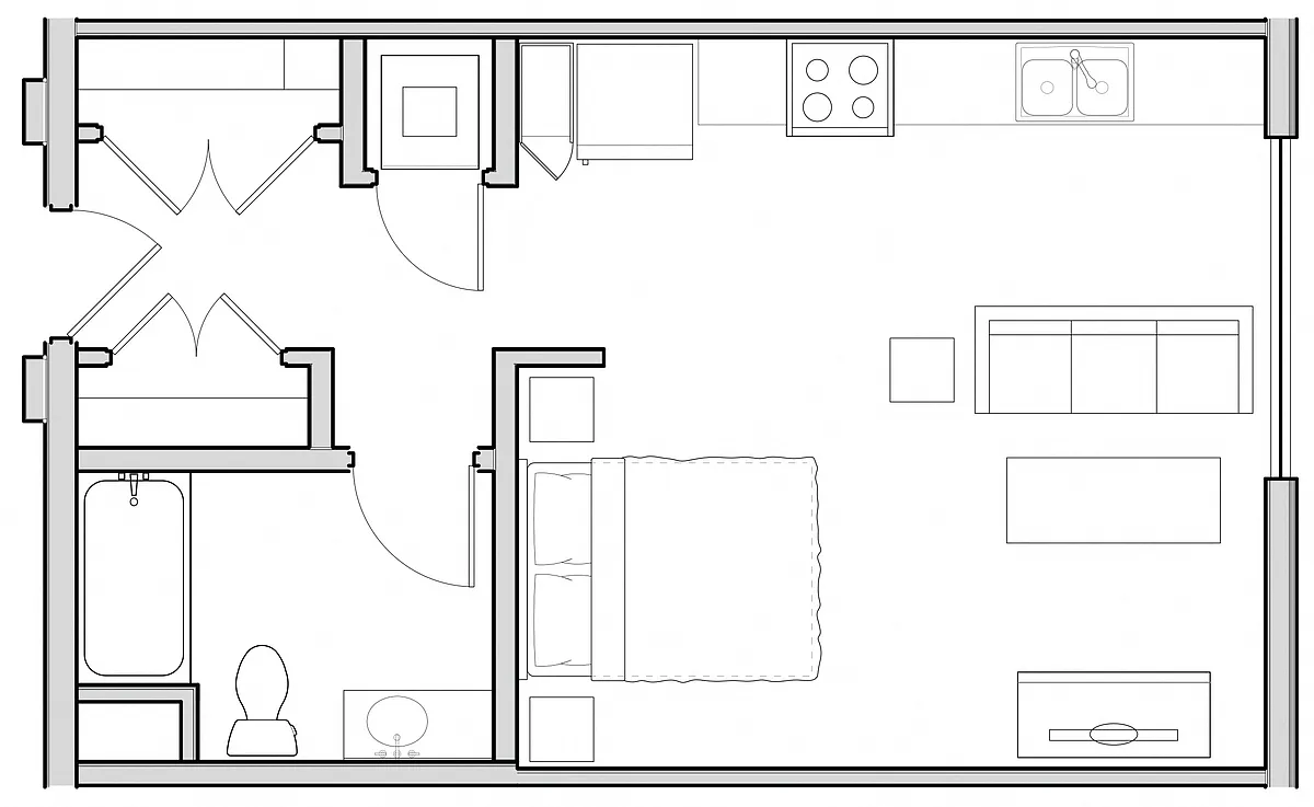 Floor plan S1B