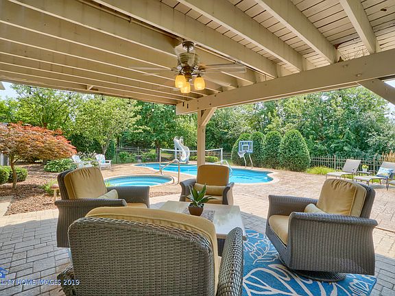LL Covered patio w/pool view