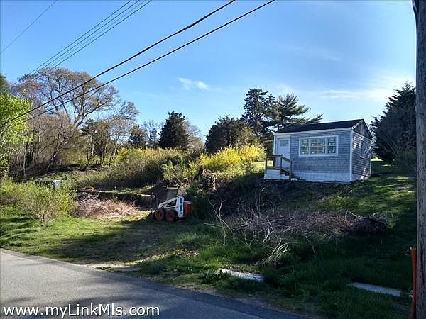 View from Street with Existing Shed
