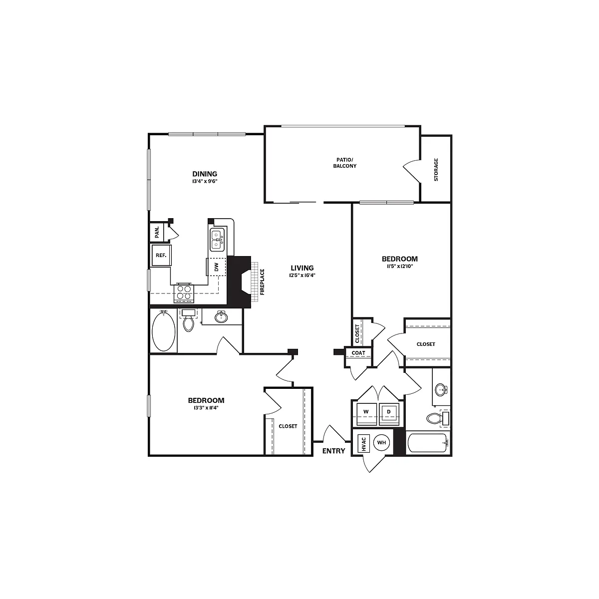 Floor plan B3G