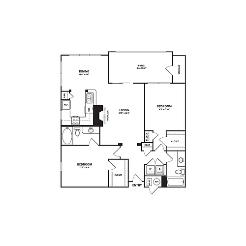 Floor plan B3G